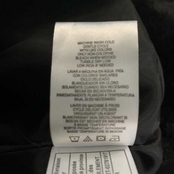 Big Chill Black Puffer Faux Fur Collar Plus Zipper Closure Coat NWT - Picture 9 of 11